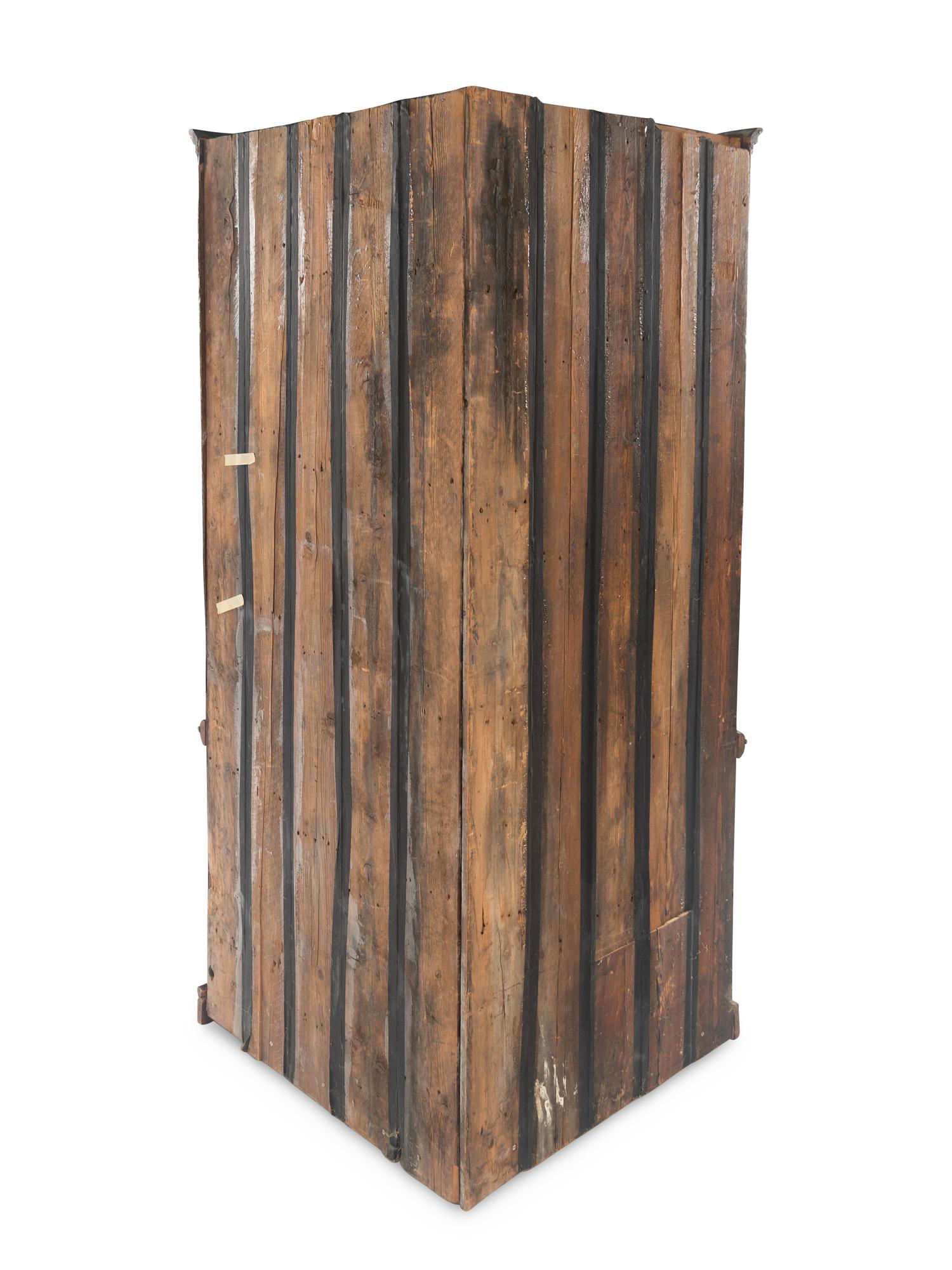 A George II Mahogany Corner Cabinet