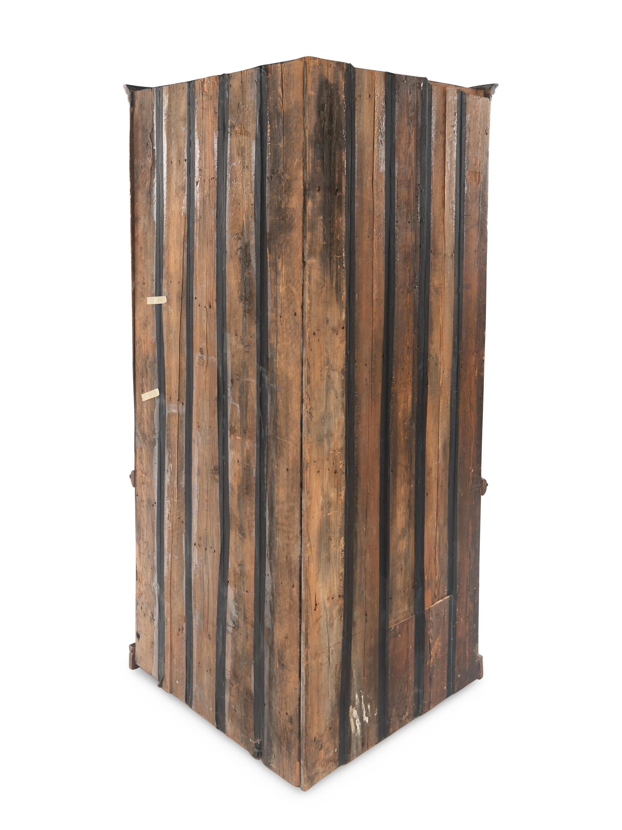 A George II Mahogany Corner Cabinet