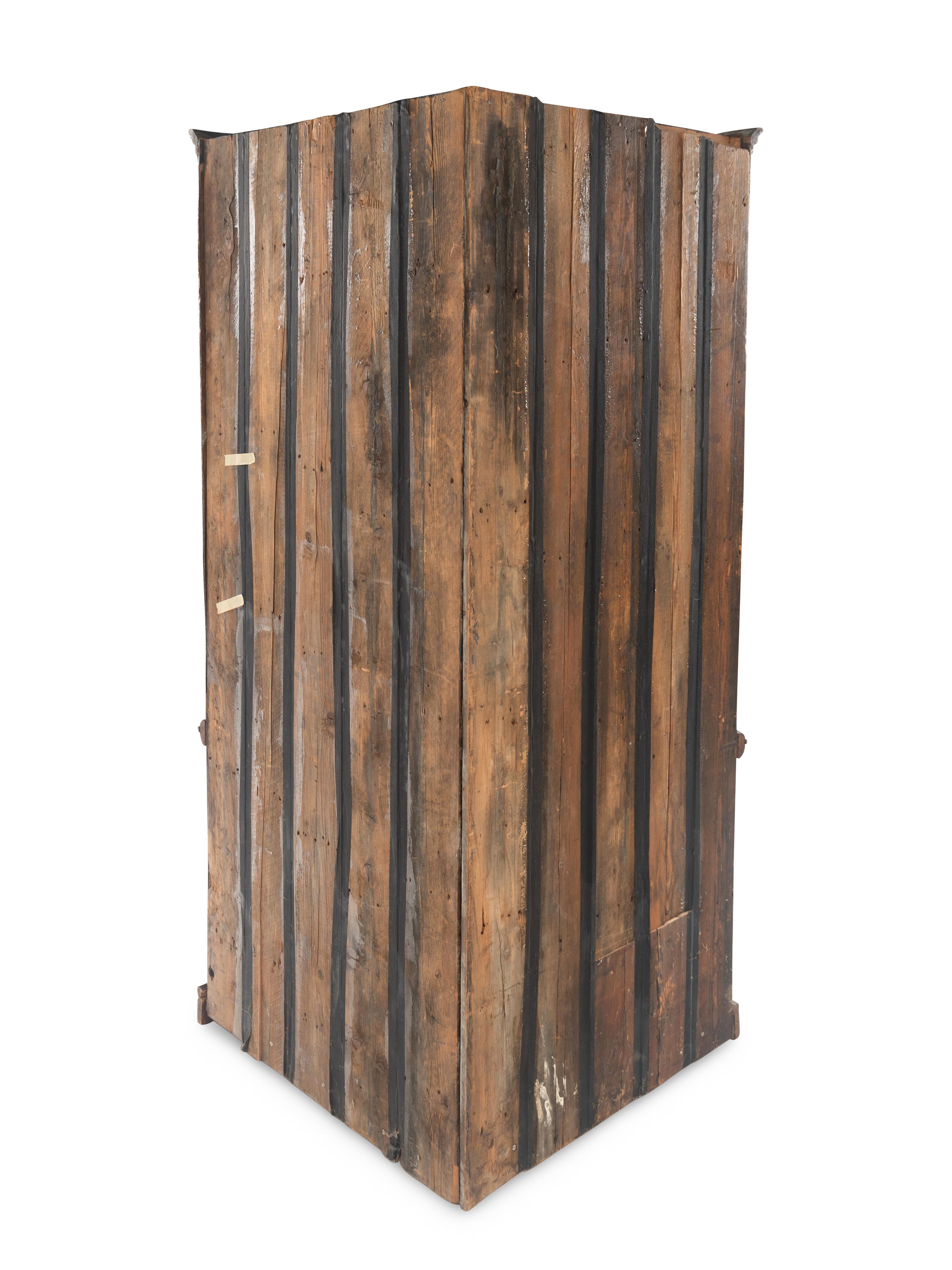 A George II Mahogany Corner Cabinet
