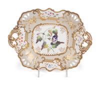 An Assembled English Porcelain Dessert Service