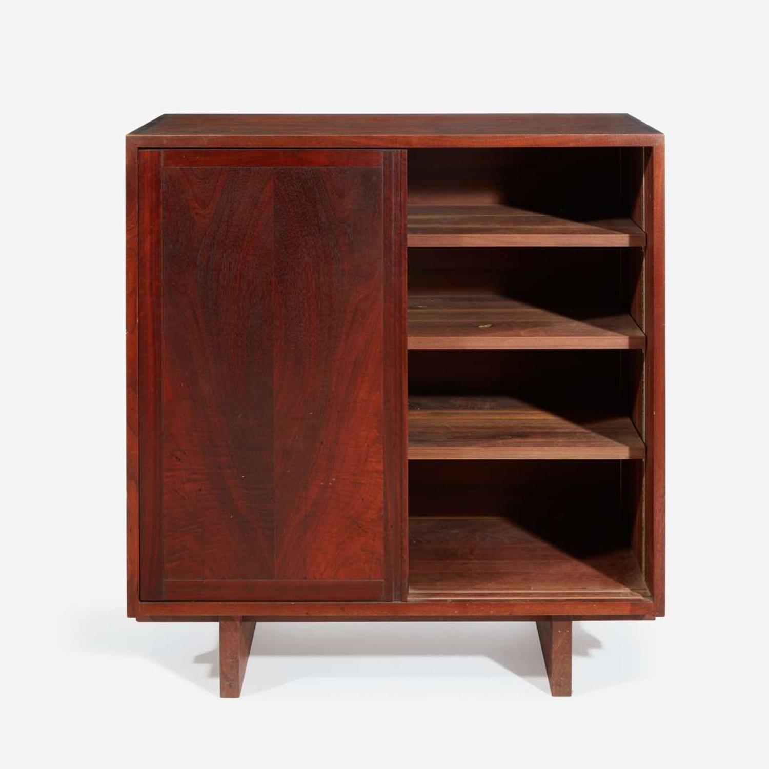 George Nakashima (American, 1905-1990) Special Double Sliding-Door Cabinet, New Hope, Pennsylvania, 1964