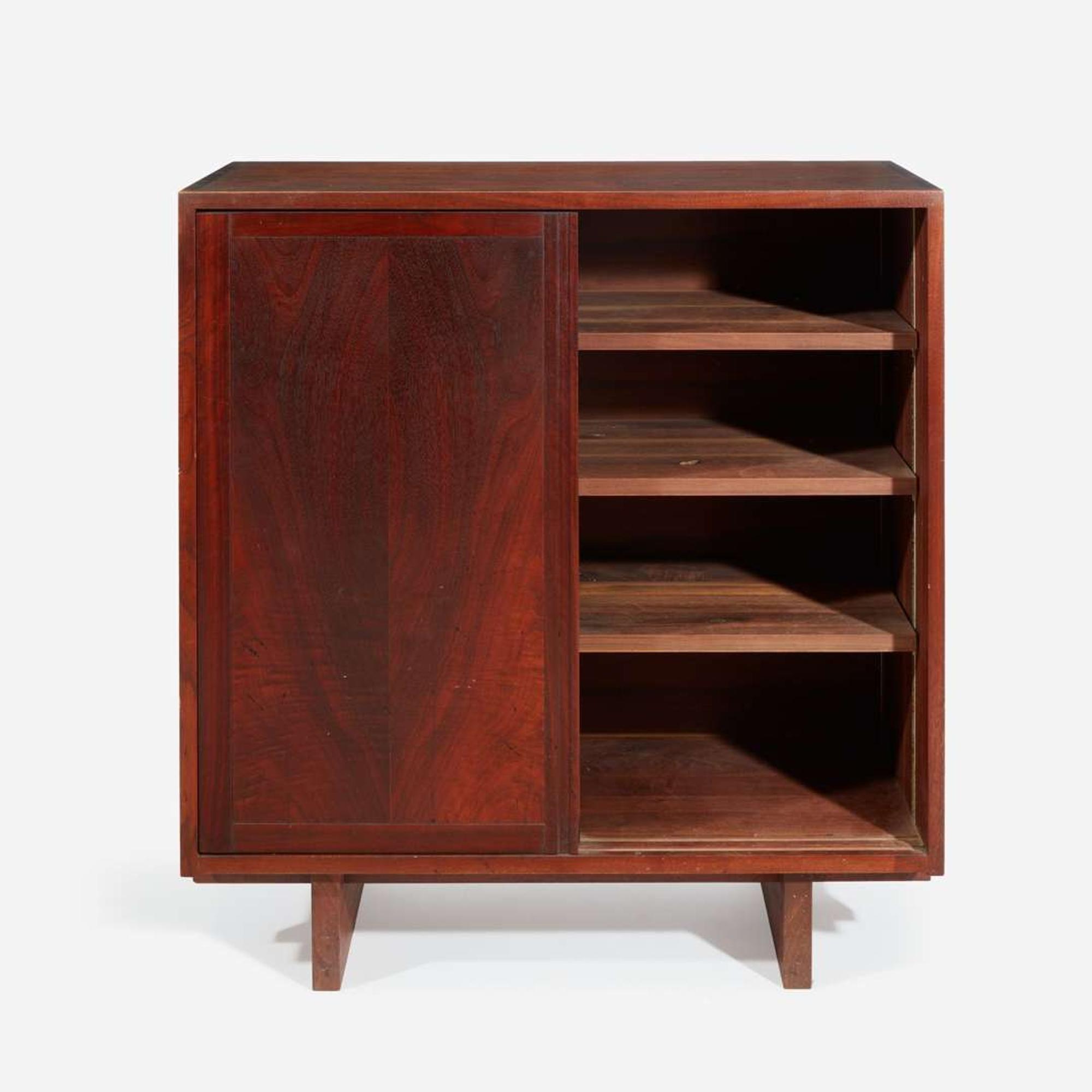 George Nakashima (American, 1905-1990) Special Double Sliding-Door Cabinet, New Hope, Pennsylvania, 1964