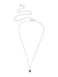 RUBY AND DIAMOND PENDANT/NECKLACE