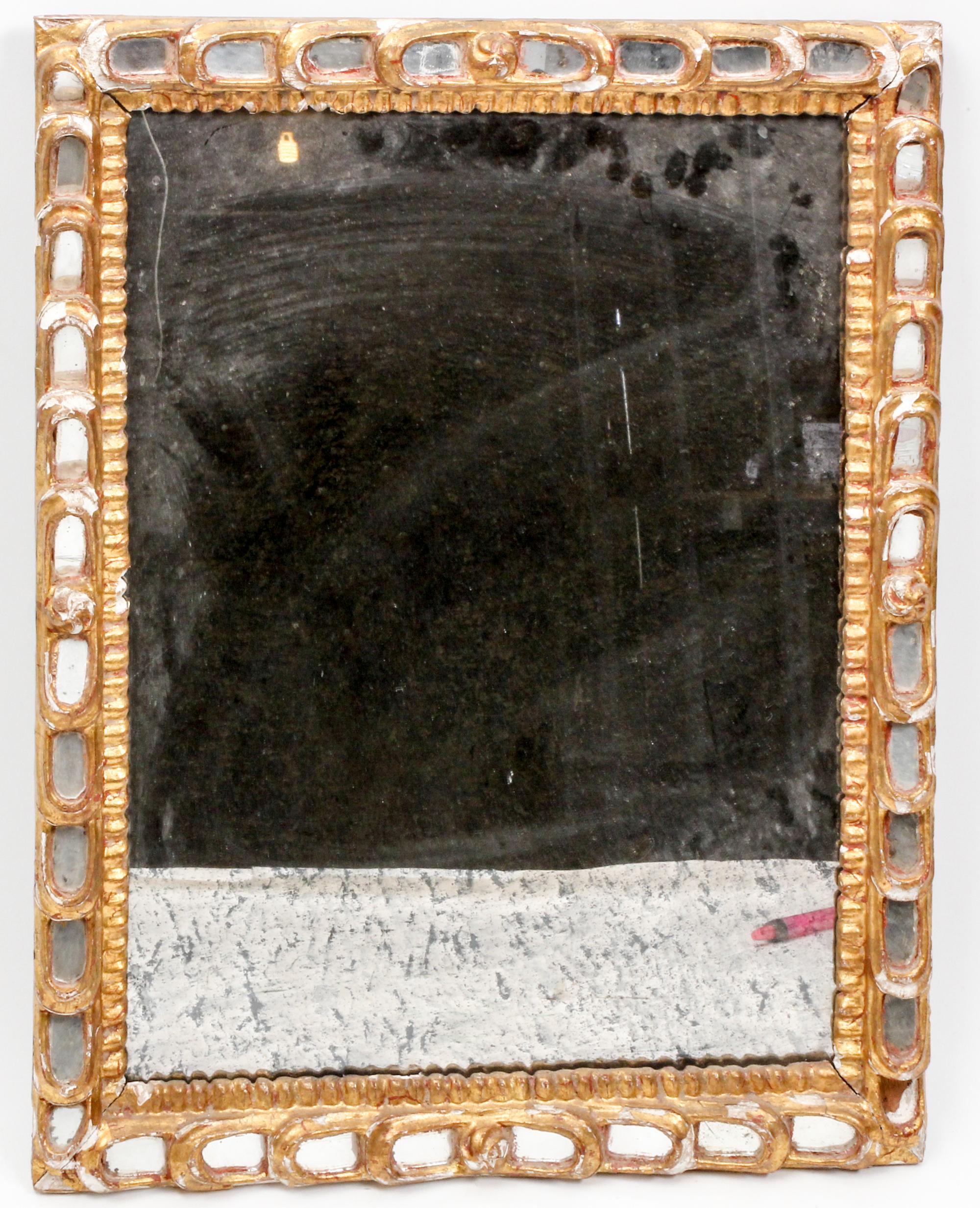 An Italian Giltwood Mirror Height 19 1/2 x width 15 inches. — MID-20TH CENTURY