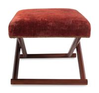 A Pair of Contemporary X-Frame Stools