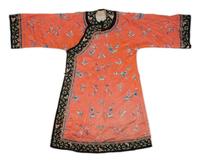 Three Apricot Ground Embroidered Silk Lady's Articles
