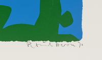 Three Reds in Magenta and Green in Blue and Three Reds in Green and Magenta in Blue (a pair of prints), 1970