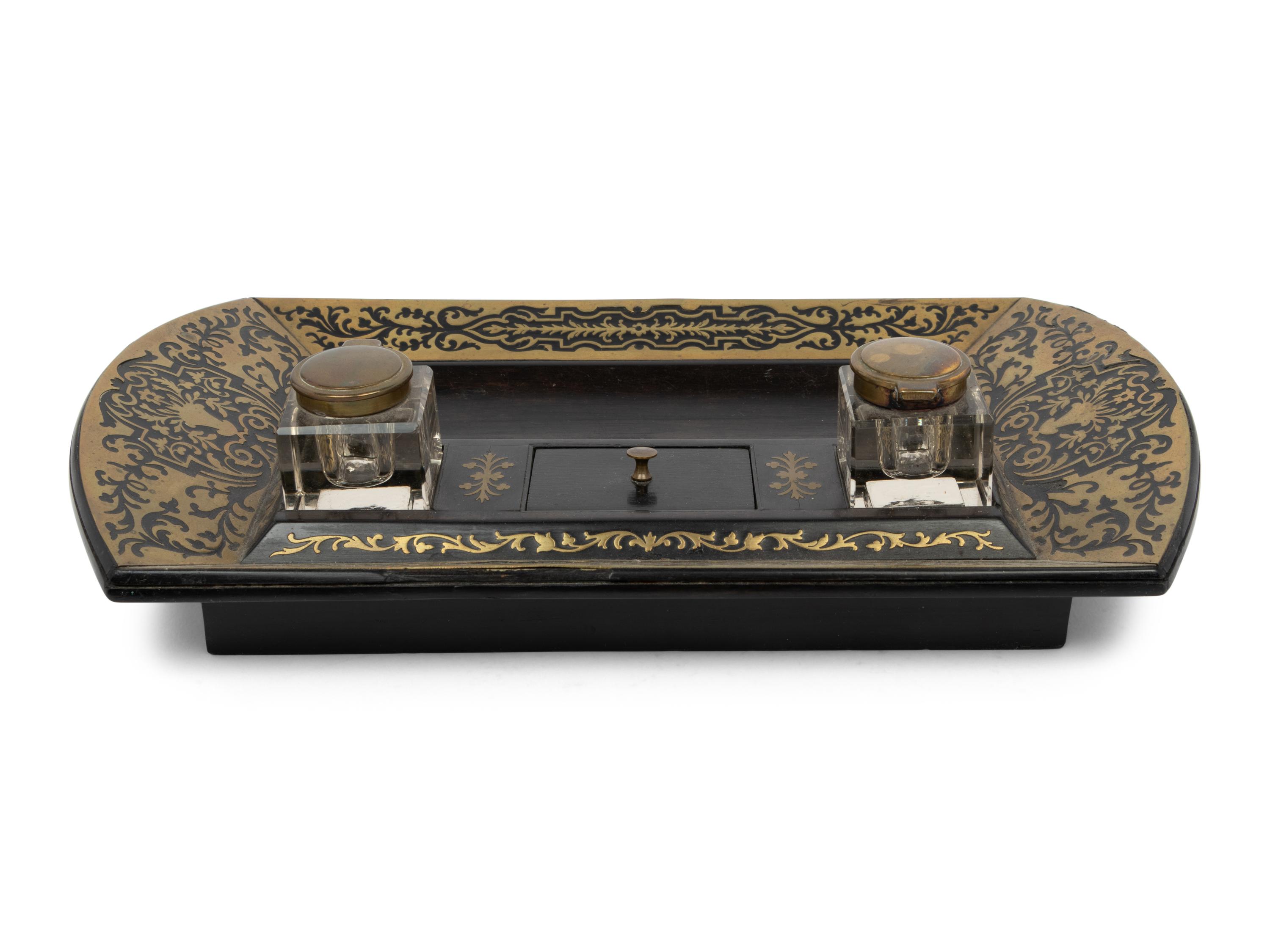 A Napoleon III Style Boulle Marquetry Standish