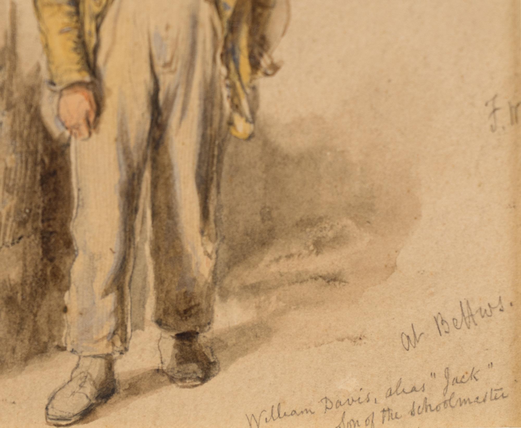 Three Drawings of Figures