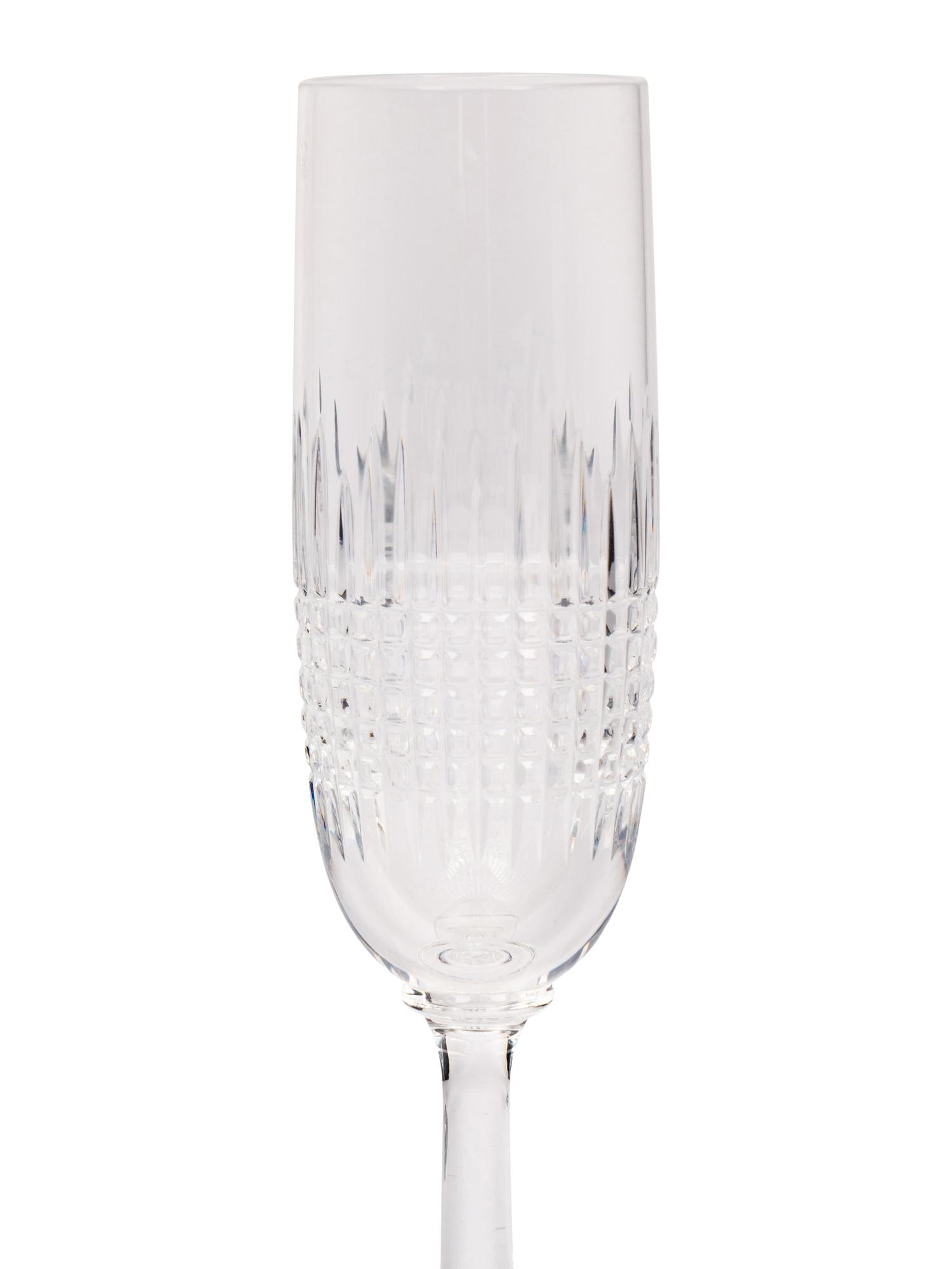 A Set of Six Baccarat Nancy Champagne Flutes