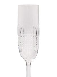 A Set of Six Baccarat Nancy Champagne Flutes
