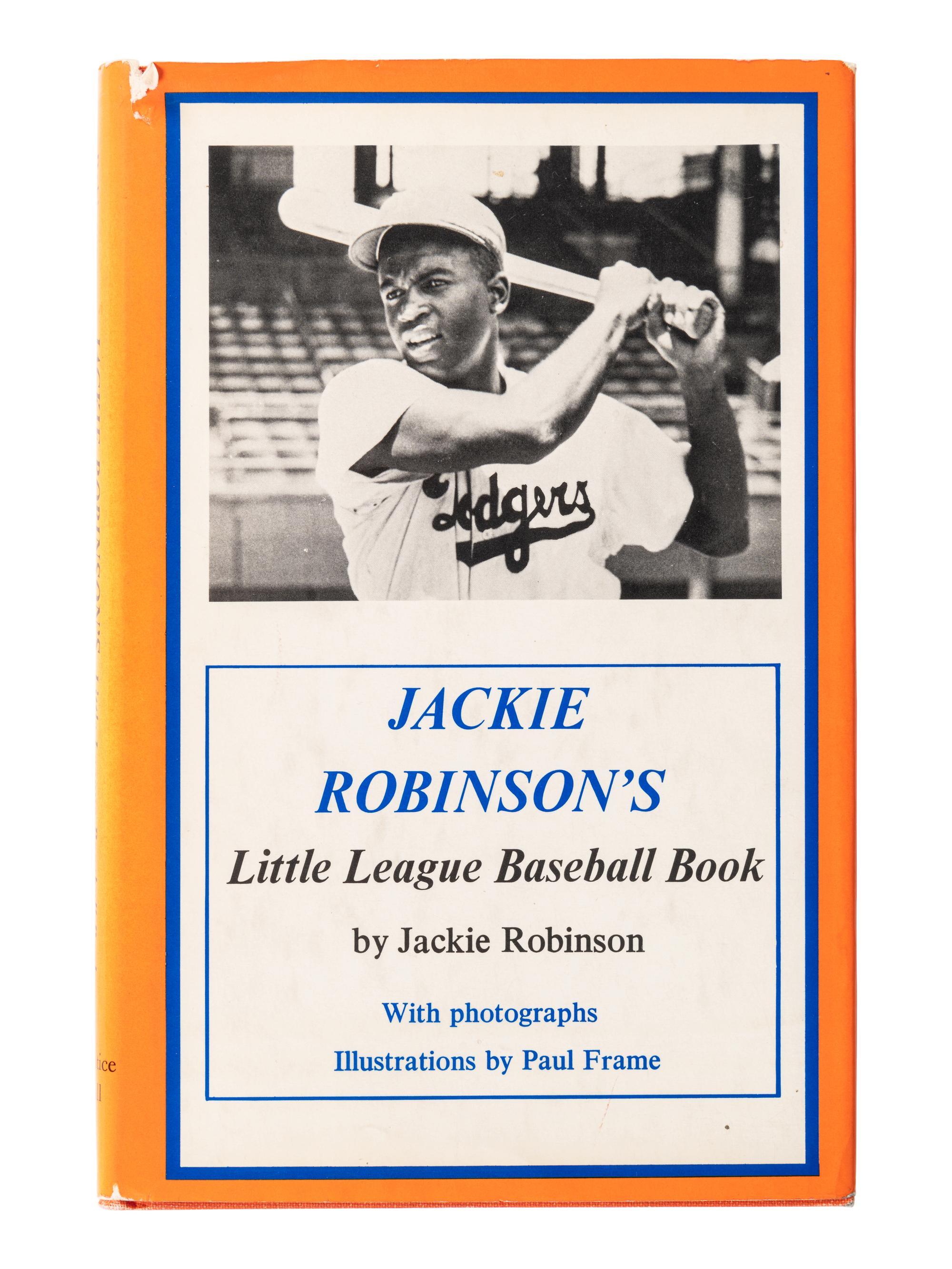 A Group of Five Books Authored By Or About Jackie Robinson,