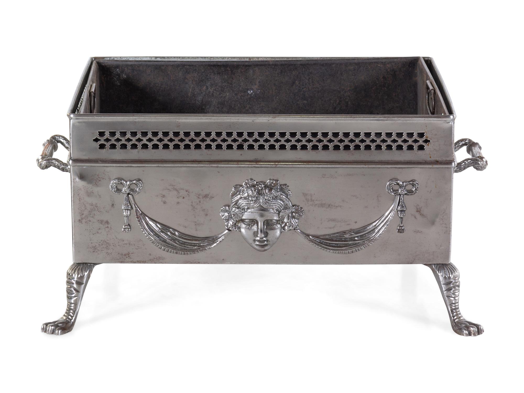 An Edwardian Steel Coal Hod