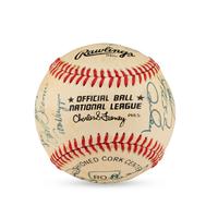 A 1984 Chicago Cubs Team Signed Autograph Baseball (Beckett Authentication Services)