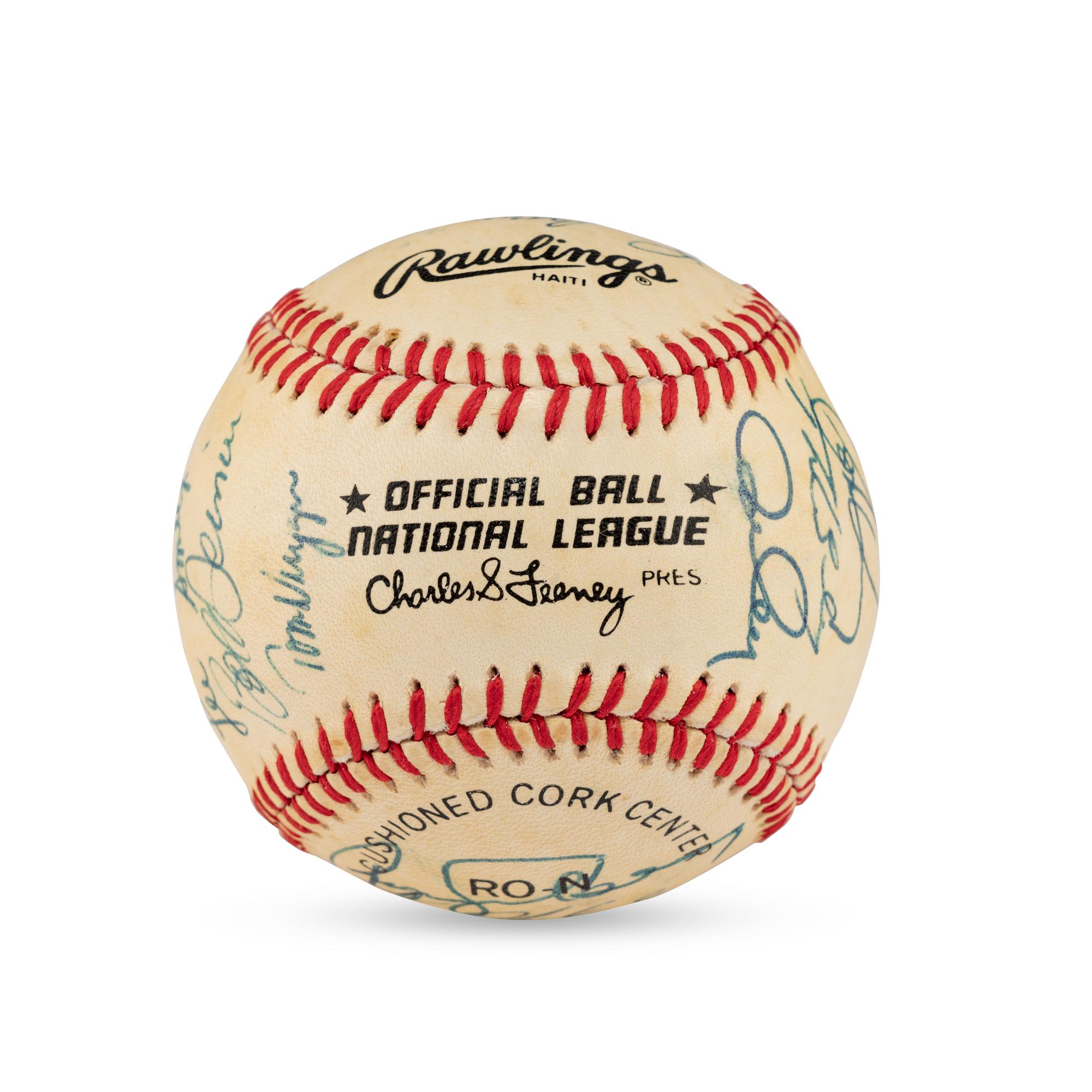 A 1984 Chicago Cubs Team Signed Autograph Baseball (Beckett Authentication Services)