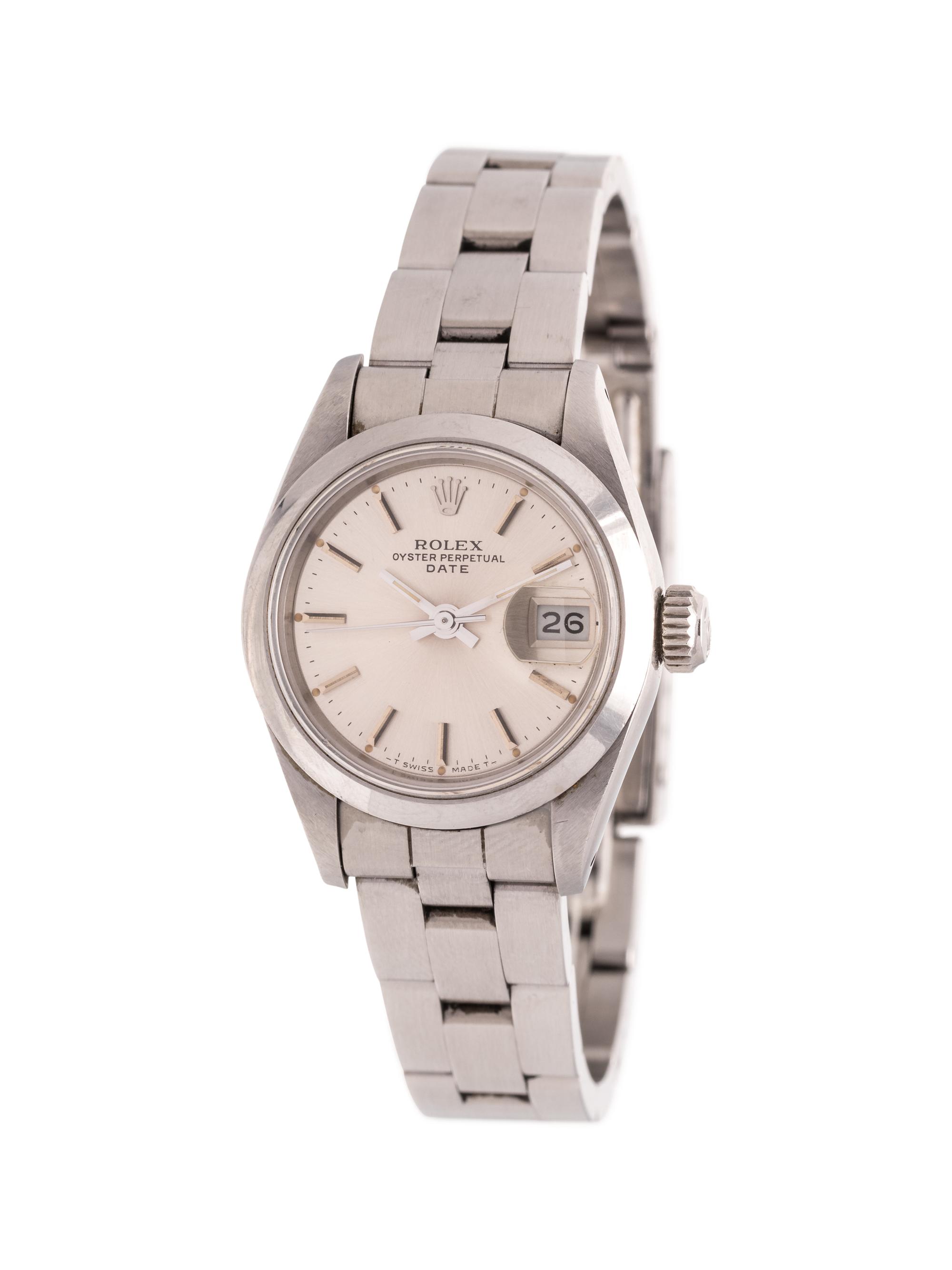ROLEX, STAINLESS STEEL REF. 69190 'OYSTER PERPETUAL DATE' WRISTWATCH, CIRCA 1985