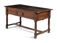A Continental Pine and Fruitwood Work Table