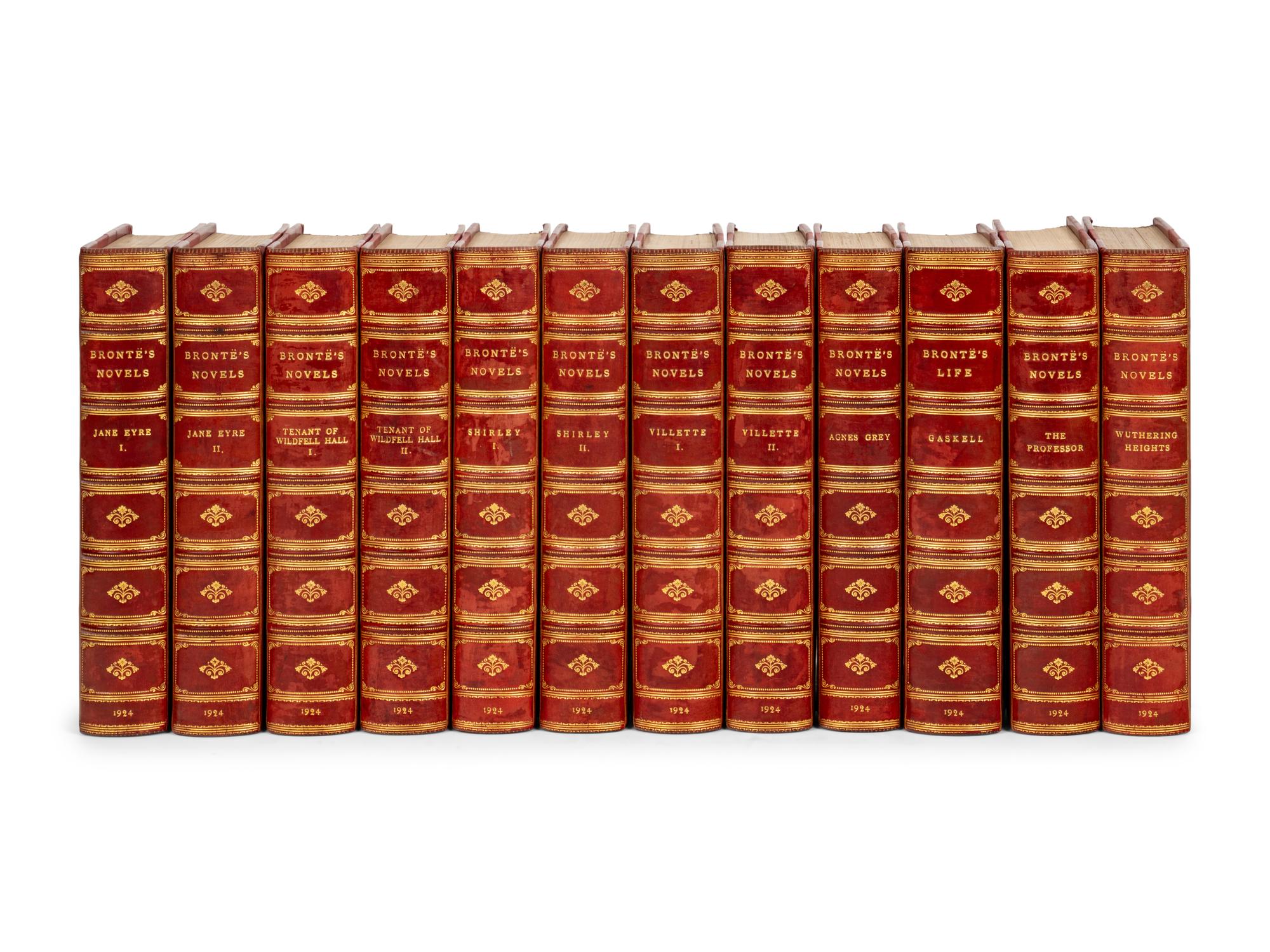 BRONTE, Charlotte, Emily & Anne. Novels of the Bronte Sisters . Edinburgh: John Grant, 1924.