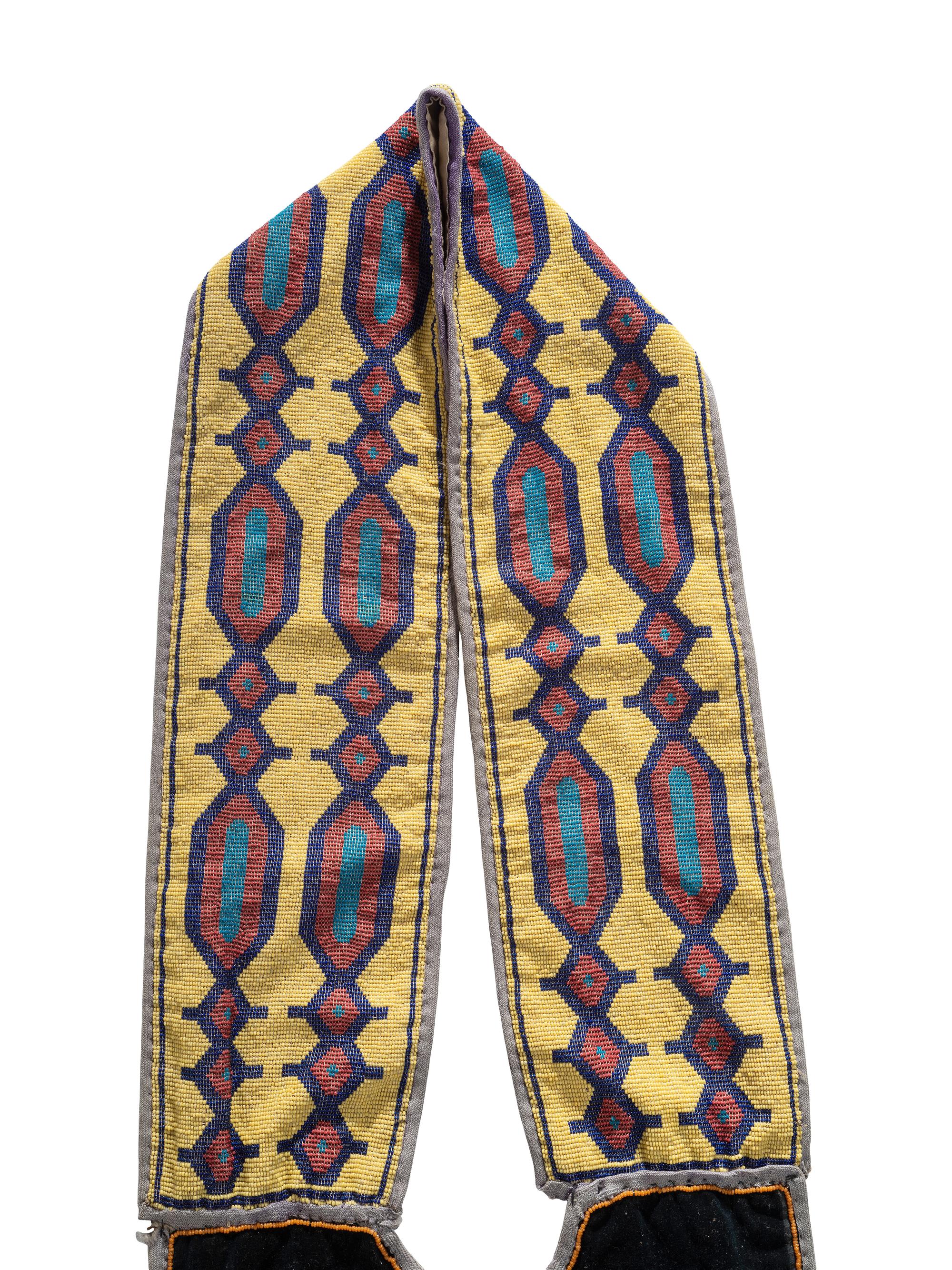 Potawatomi Loom-Beaded Bandolier Bag