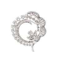 DIAMOND WREATH PENDANT/BROOCH