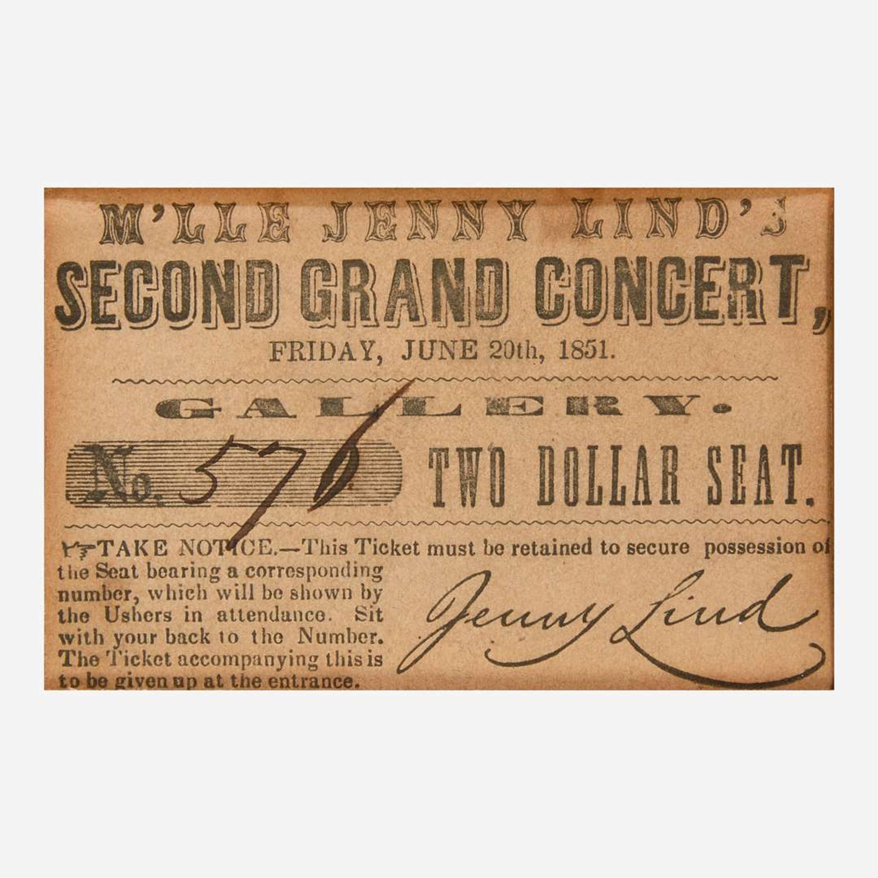 [Americana] [Booth, Edwin, and Jenny Lind] Group of 4 Items