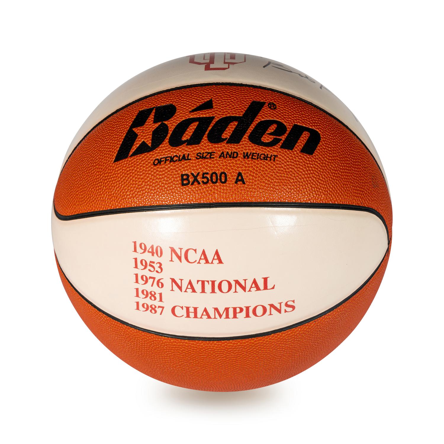 A Group of Indiana Basketball Signed Autograph Items,