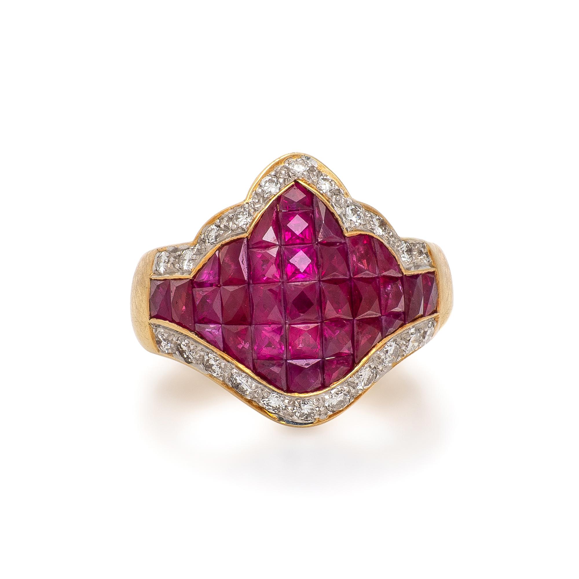 RUBY AND DIAMOND RING