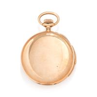 WITTNAUER & CO., JOHN J. KINGSLEY, 14K YELLOW GOLD MINUTE REPEATER OPEN FACE POCKET WATCH
