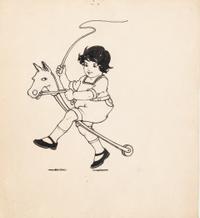 The Watermelon, Smelling Tulips, and The Hobbyhorse (three works)