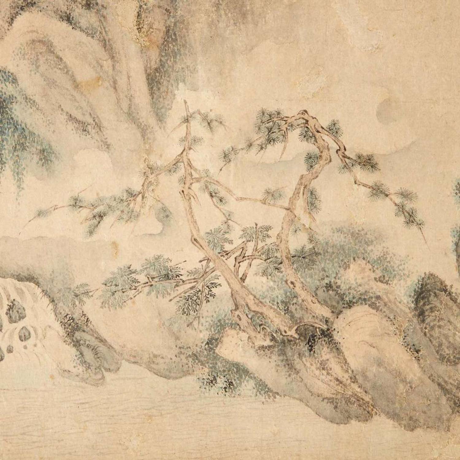 Chinese School 山水画一幅 19th century or earlier ????????