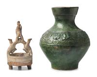 Two Chinese Pottery Vessels