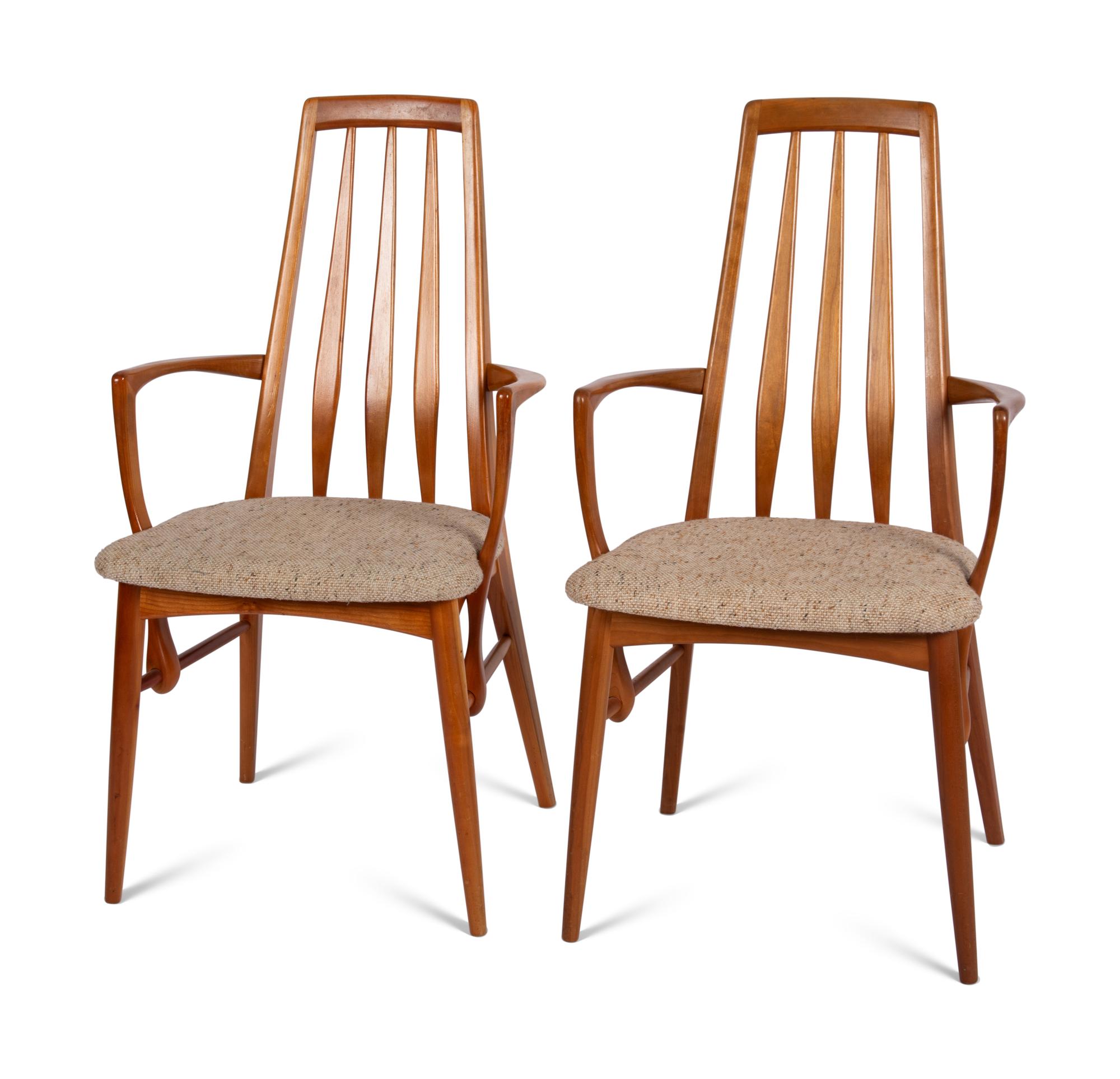 A Set of Eight Niels Koefoed Eva Dining Chairs
