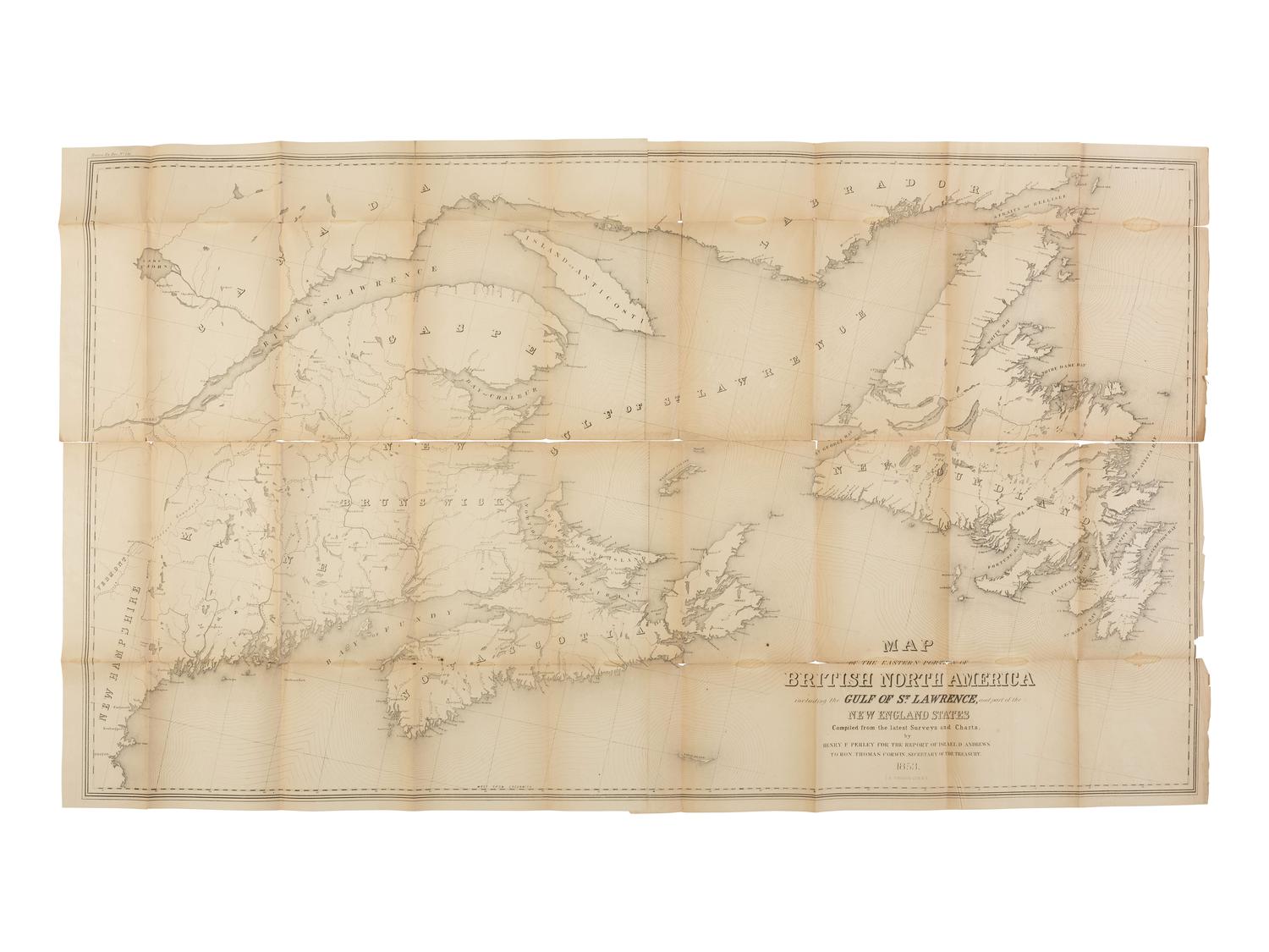 [MAPS & ATLASES]. "Maps. Andrews Report." [ With: ] "Maps. Gibbon's Report."