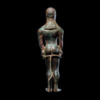 A Greek Bronze Kouros