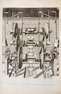 (ENGINEERING) BOCKLER, GEORGES ANDREAS. Theatrum machinarum novum. Nuremberg, 1673. Second edition.