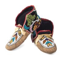 Great Lakes Beaded Moose Hide Moccasins