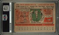 A 1956 Topps Willie Mays Baseball Card No. 130 (PSA 6 EX-MT) Gray Back