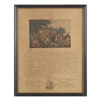 [Philadelphia] Group of 6 prints of William Penn's Treaty with the Indians...