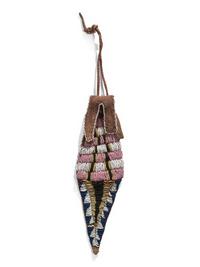 Plains Beaded Buffalo Hide Paint Pouch, Published