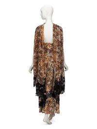 Carven Haute Couture, Cheetah Print Evening Gown & Wrap