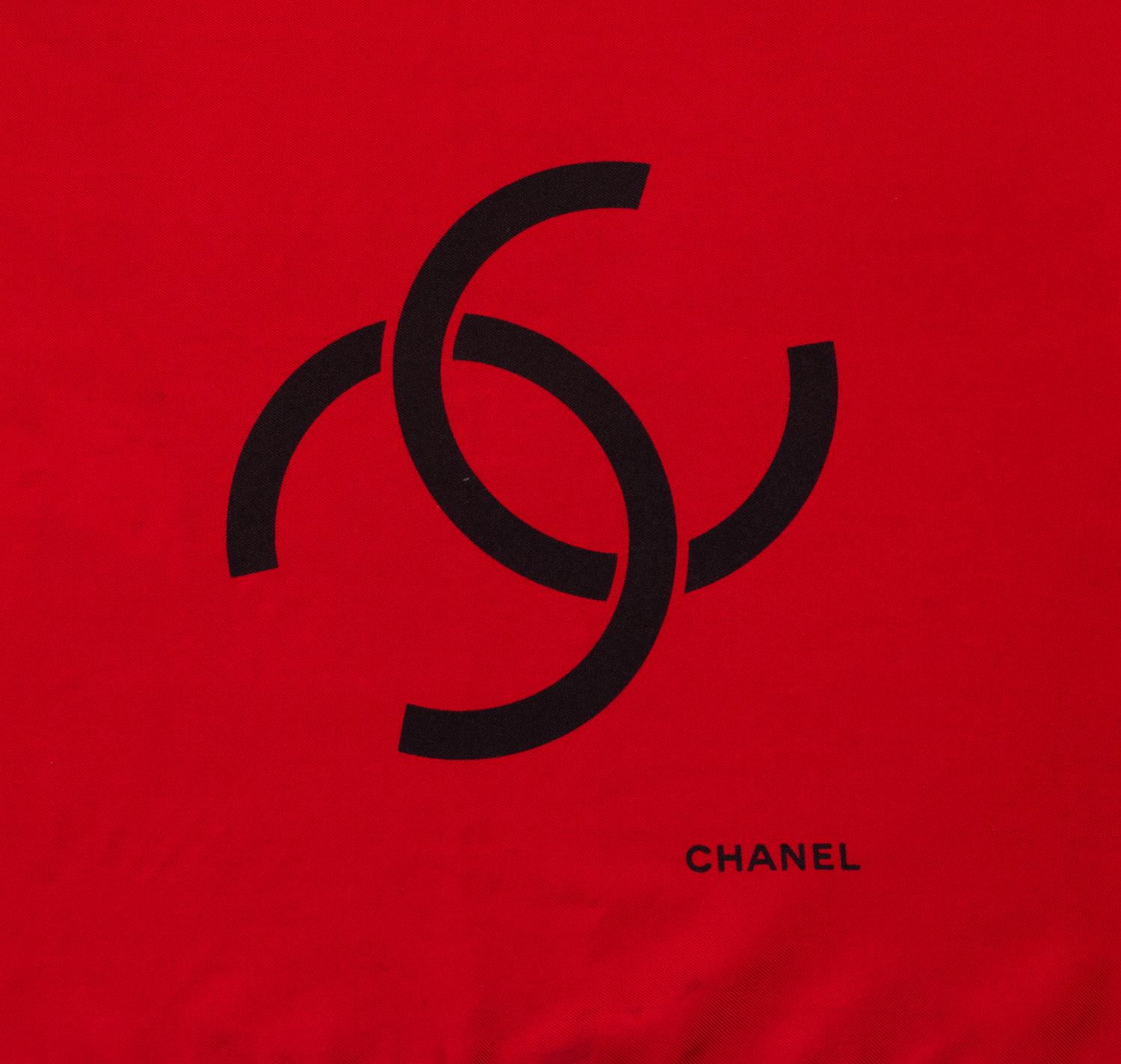 Chanel Silk Scarf, 1980-90s