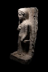 A Palmyran Limestone Relief of a Woman