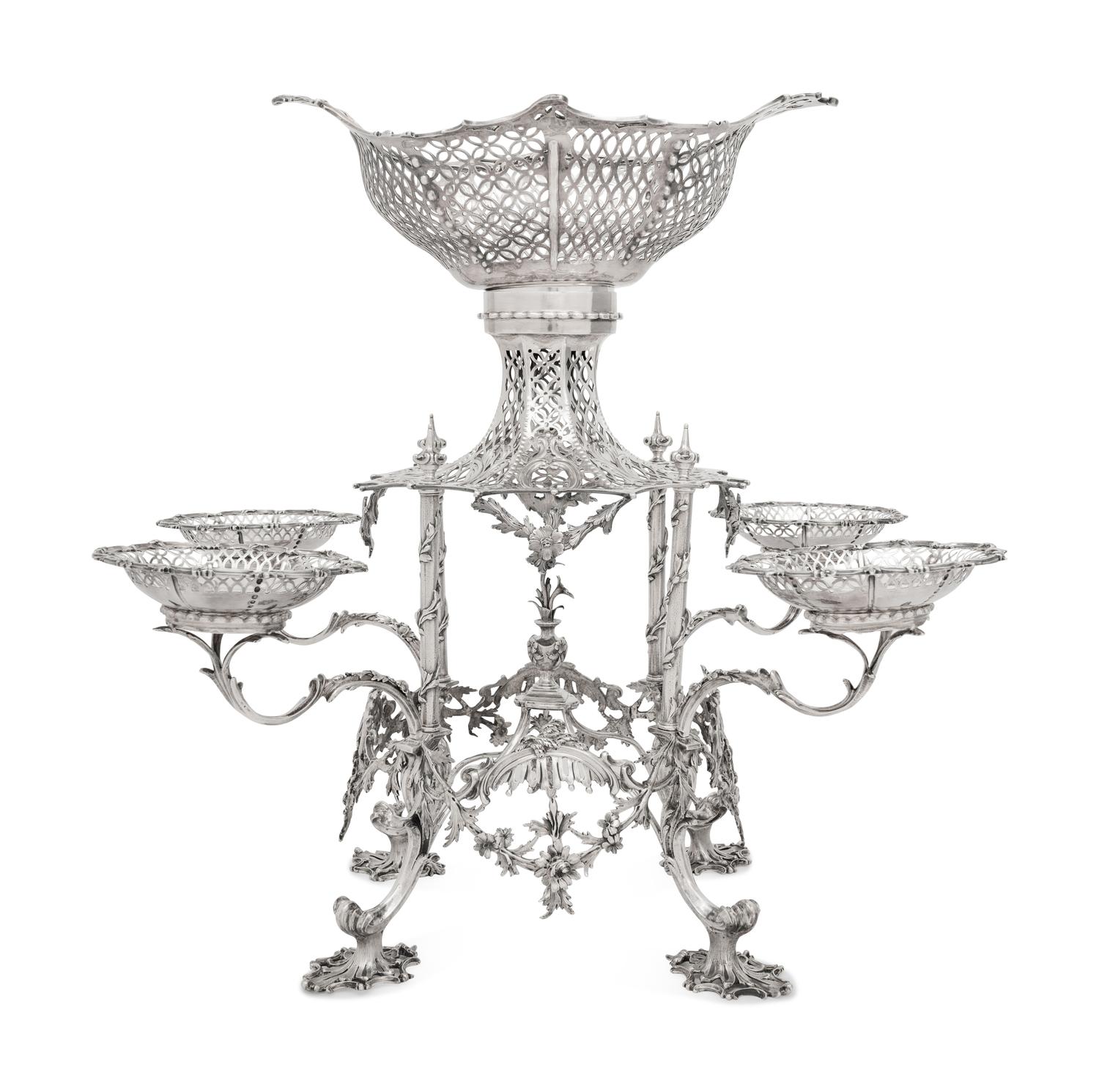 A George III Silver Epergne