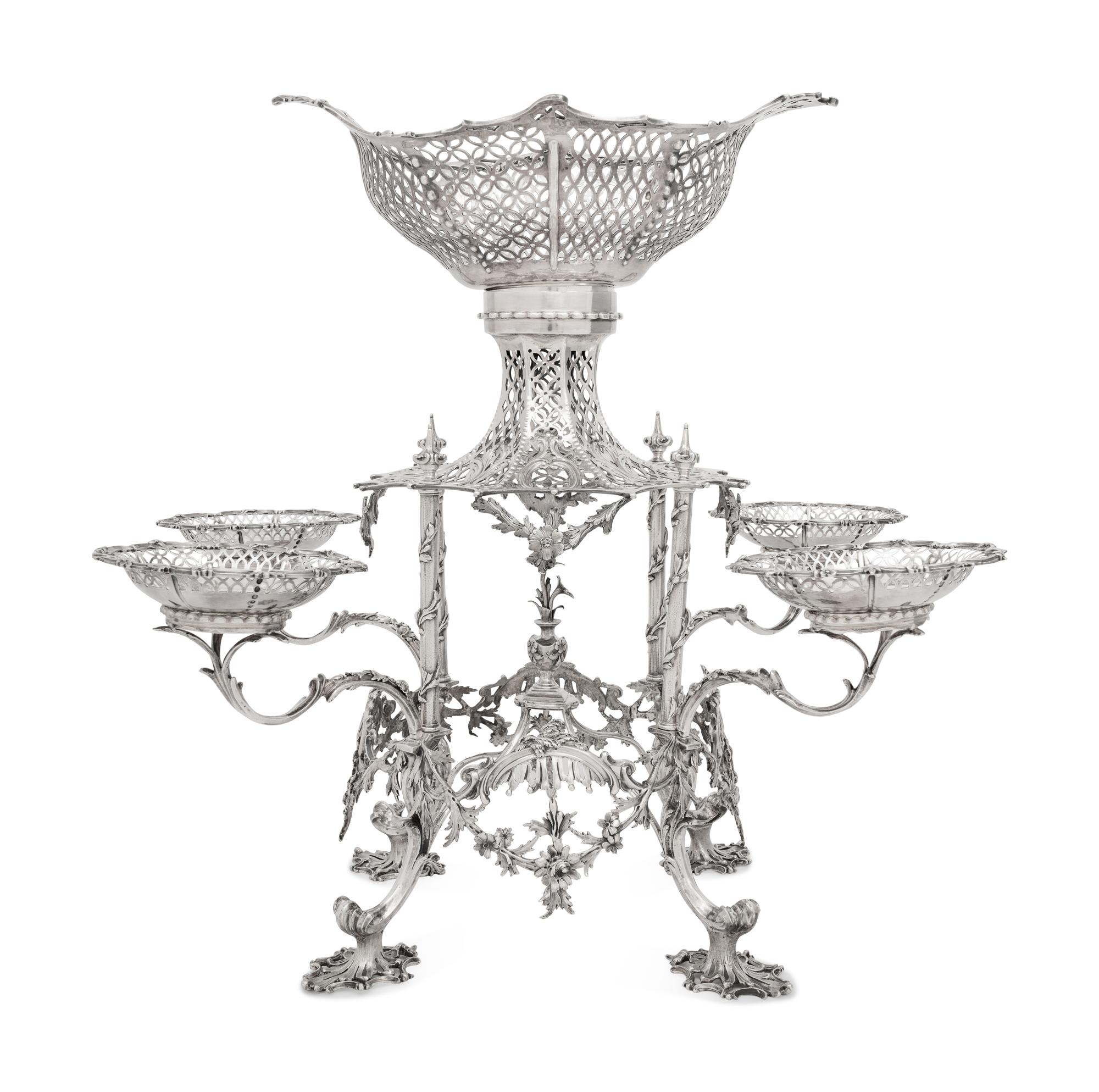 A George III Silver Epergne