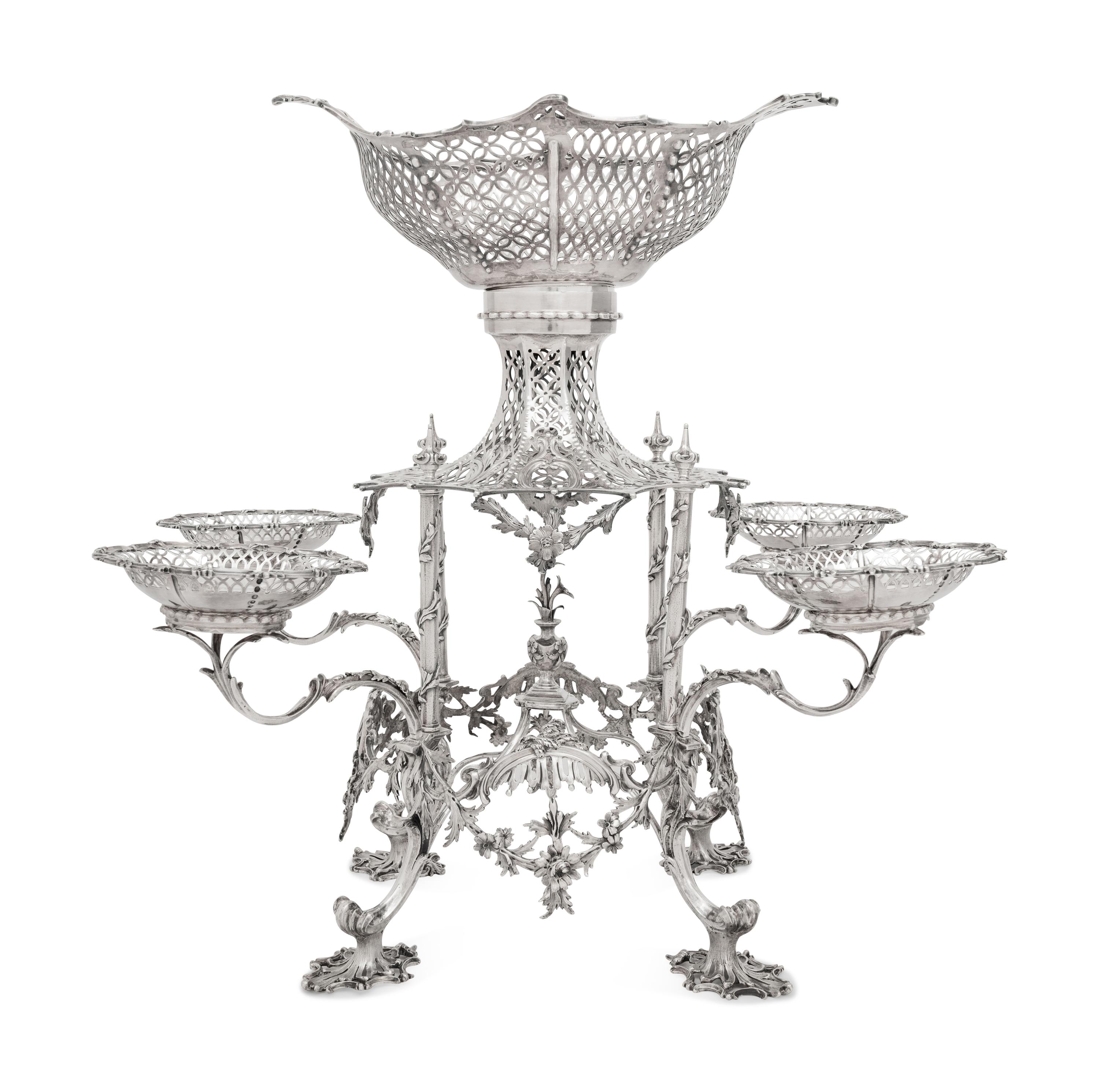 A George III Silver Epergne