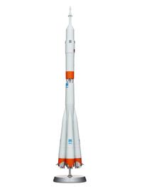 [SPACE TRAVEL]. Russian Soyuz rocket model, made by Samara. Ca 1960s.