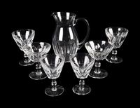 A Baccarat Glass Partial Stemware Service in the Caracas Pattern — 20TH CENTURY