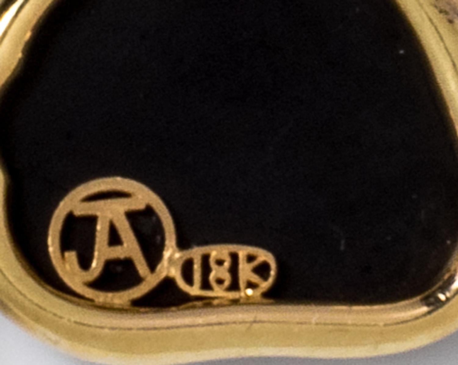 An 18 Karat Yellow Gold, Diamond and Black Onyx Necklace, Jorge Adeler,