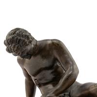 A Grand Tour Bronze Figure of The Dying Gaul