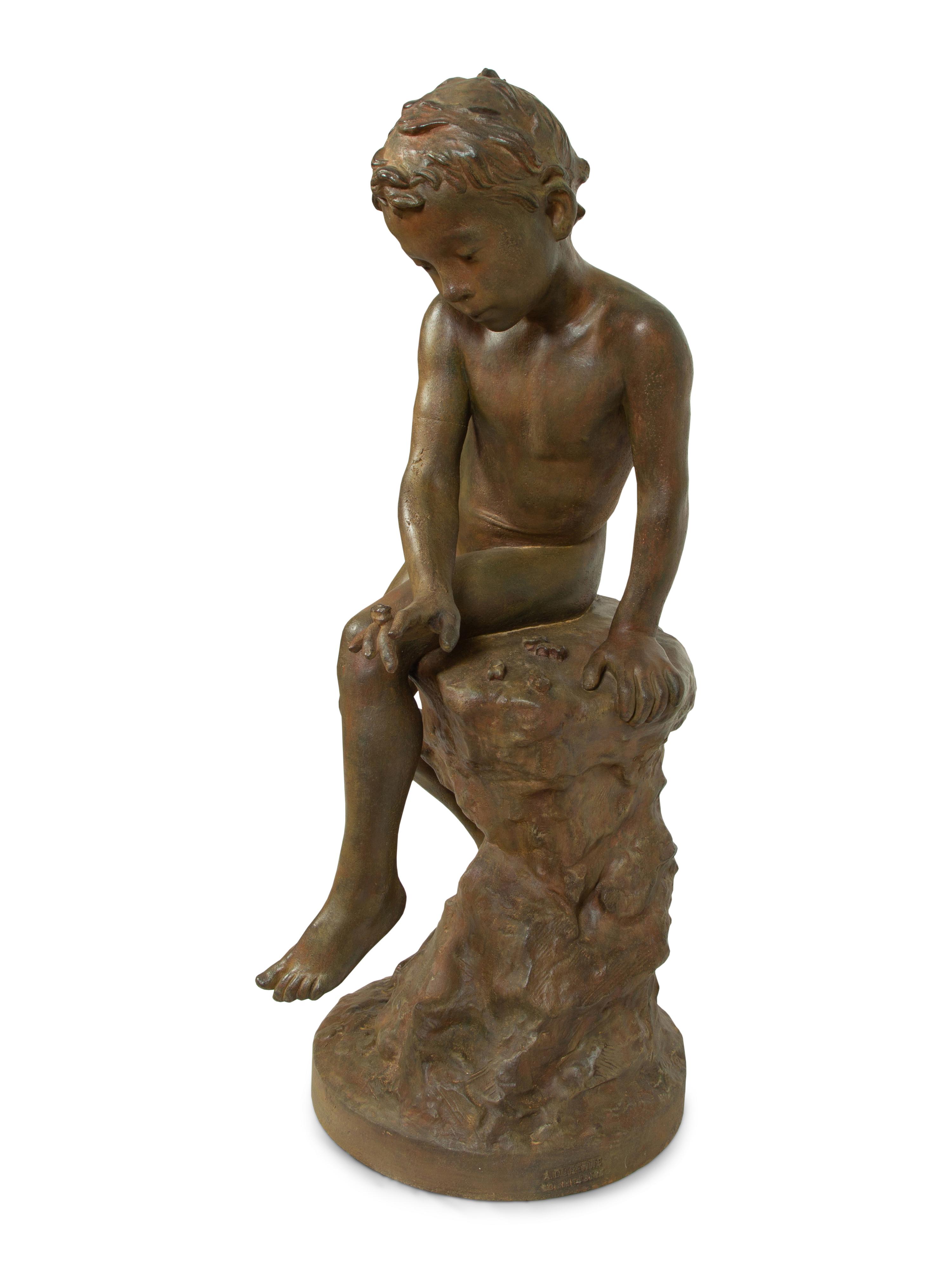 Boy on Rockery